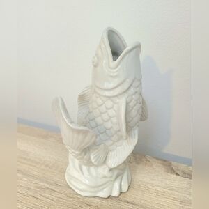 VINTAGE Fish Vase